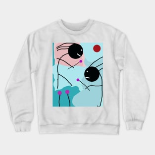 Friends in the Field Stick Figure Crewneck Sweatshirt